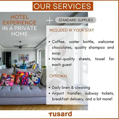 Apartment 10th Arr Stylish Retreat